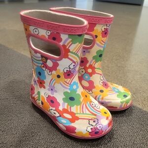 BOGS Blue Cora Winter Water resistant Rain Boots